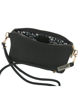 Borsa Tracolla e Clutch MAJOIE  Nero Soft | Muse di Carta