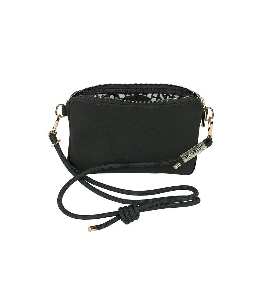 Borsa Tracolla e Clutch MAJOIE  Nero Soft | Muse di Carta