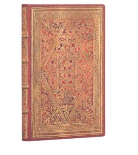 Paperblanks-Diario a righe non datato. 9 x 14cm -176pag. Sentiero dorato