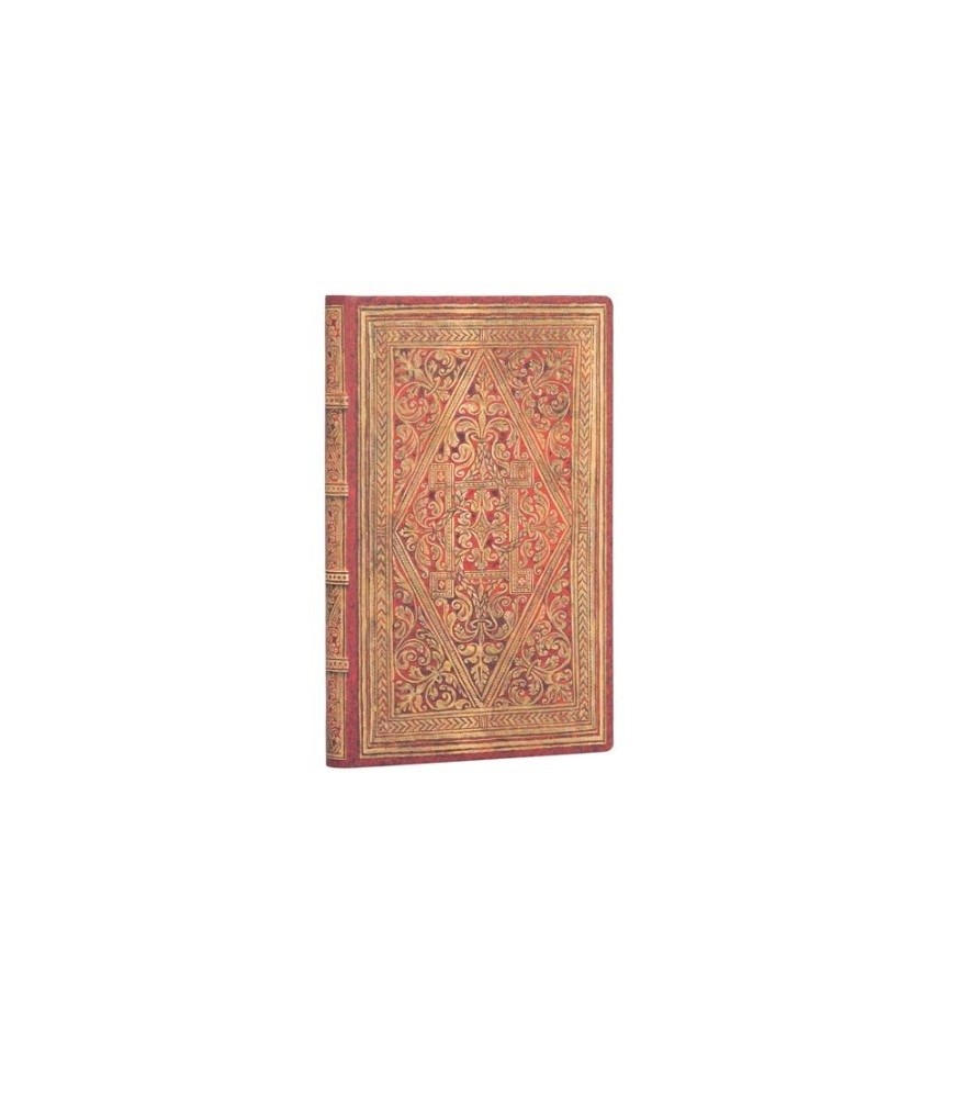 Paperblanks-Diario a righe non datato. 9 x 14cm -176pag. Sentiero dorato