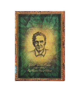 Paperblanks. Taccuino copertina rigida, interno a righe,. cm 18x24 -  García Márquez, Cent'anni di solitudine