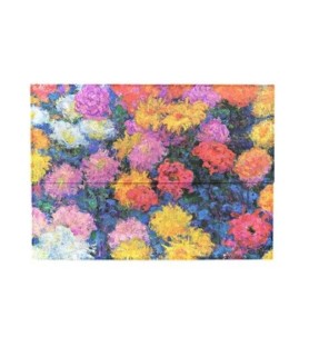 Paperblanks- Cartellina per documenti 32,5x23,5x0.5 cm. I crisantemi di Monet