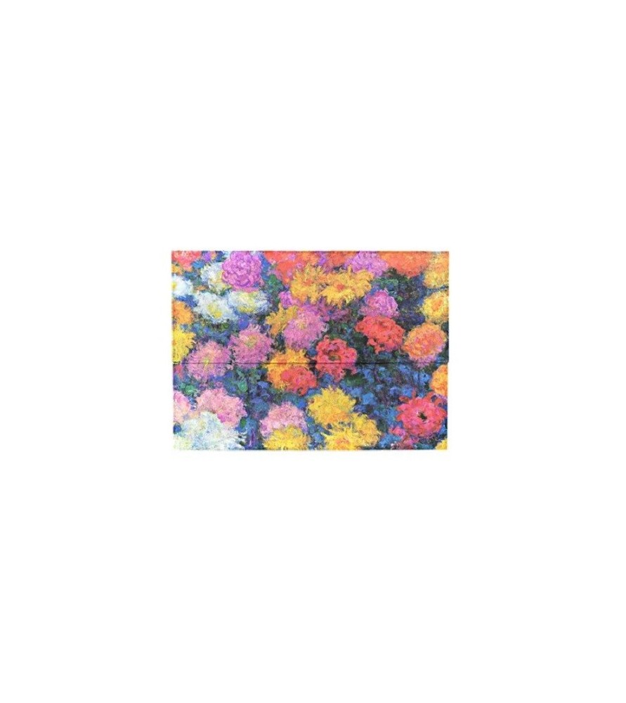 Paperblanks- Cartellina per documenti 32,5x23,5x0.5 cm. I crisantemi di Monet