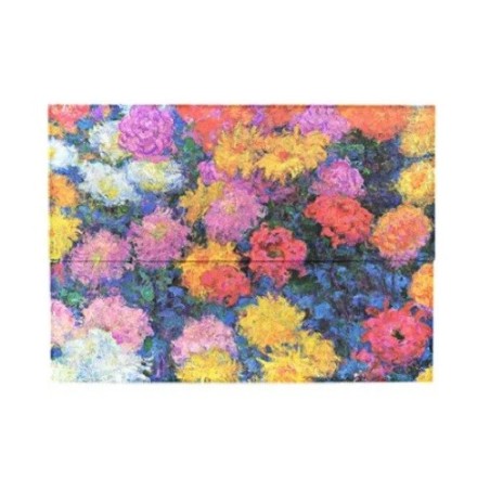 Paperblanks- Cartellina per documenti 32,5x23,5x0.5 cm. I crisantemi di Monet