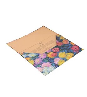 Paperblanks- Cartellina per documenti 32,5x23,5x0.5 cm. I crisantemi di Monet