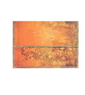 Paperblanks- Cartellina per documenti 32,5x23,5x0.5 cm. 75º ANNIVERSARIO DELLA MORTE DI H.G. WELLS