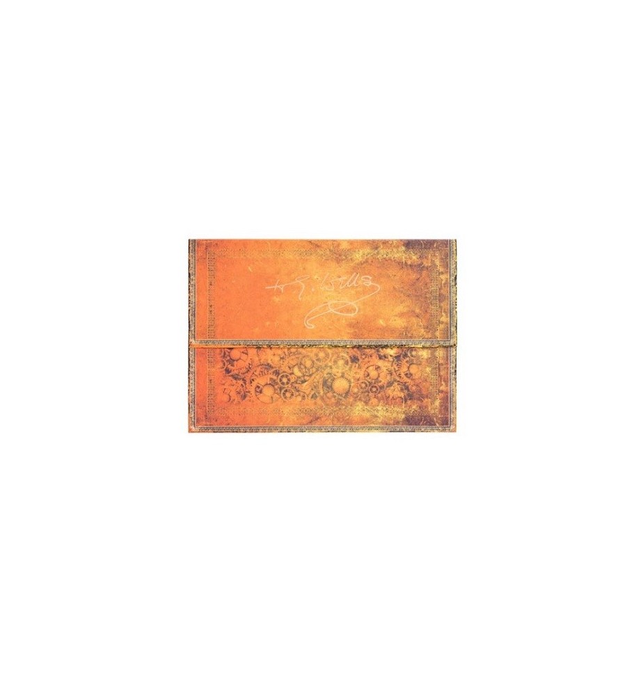 Paperblanks- Cartellina per documenti 32,5x23,5x0.5 cm. 75º ANNIVERSARIO DELLA MORTE DI H.G. WELLS