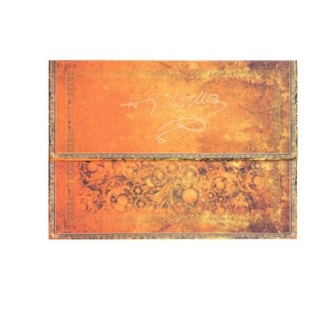 Paperblanks- Cartellina per documenti 32,5x23,5x0.5 cm. 75º ANNIVERSARIO DELLA MORTE DI H.G. WELLS