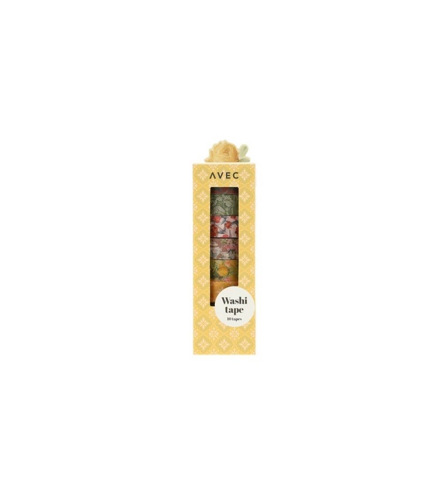 Set di  10 Washi Tape floreale primavera