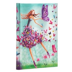 Paperblanks- Taccuino riga , copertina rigida,cm 13x18 - Farfalle estive