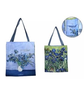 Borsa a  tracolla 39X44 cm -V. van Gogh, Iris -Carmani