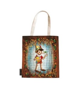 Paperblanks- -Borsa in tela 38x38x9 cm- Pinocchio