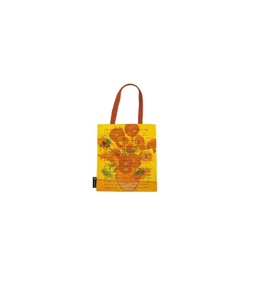 Paperblanks- -Borsa in tela 38x38x9 cm- Van Gogh, Girasoli