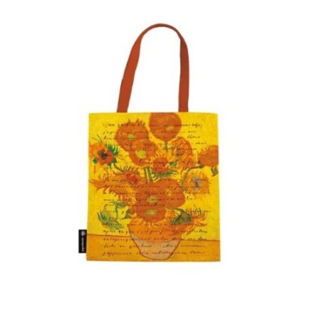 Paperblanks- -Borsa in tela 38x38x9 cm- Van Gogh, Girasoli