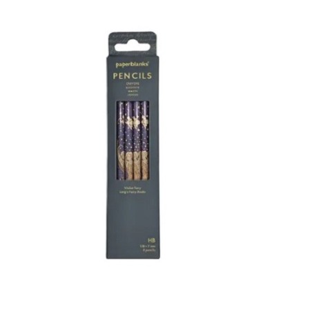 Paperblanks- Set 4 matite da collezione fata violetta