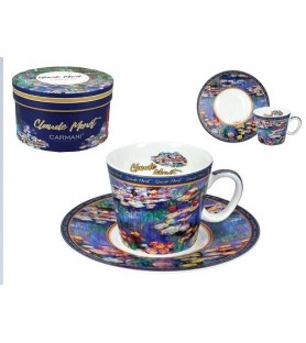 Tazzina Caffè Espresso e Piattino Ninfee Monet 100ml | Carmani