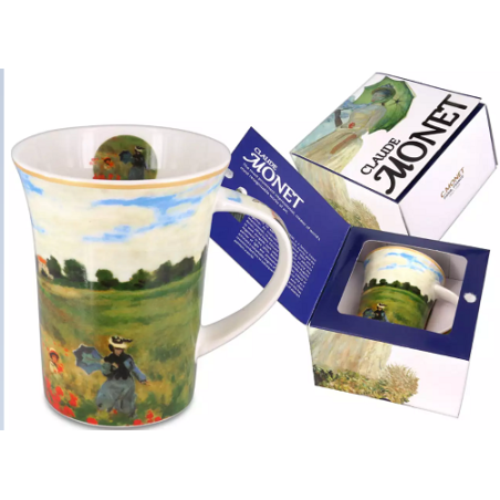 Tazza Monet Campo di papaveri in porcellana 350 ml | Carmani