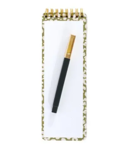 Bloc notes 7,5x21,5 cm con penna a  sfera