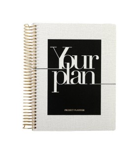 Taccuino spiralato 15x21 cm PROJECT PLANNER. Arte&bene. YOUR PLAN