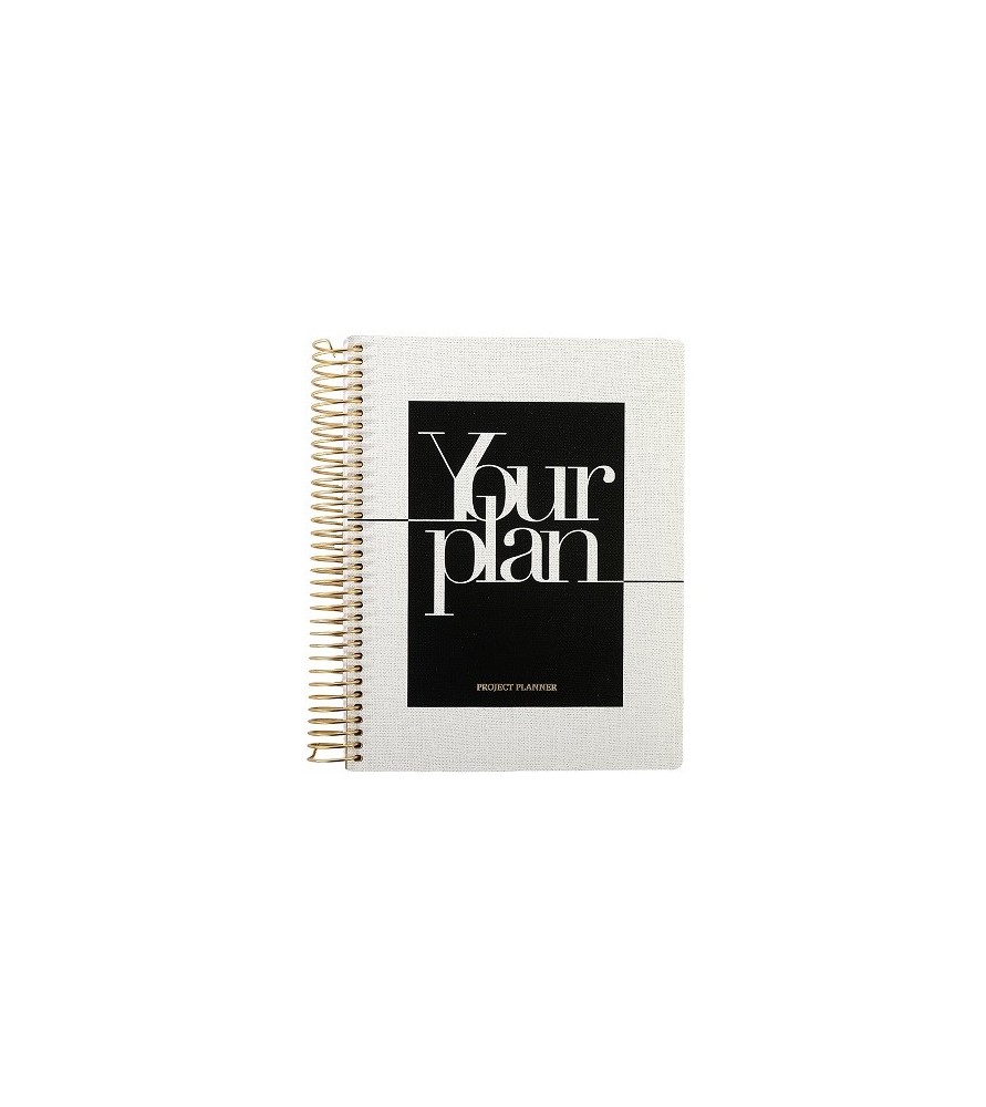 Taccuino spiralato 15x21 cm PROJECT PLANNER. Arte&bene. YOUR PLAN