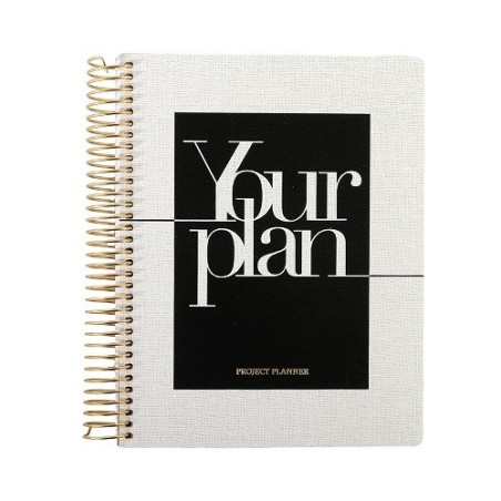 Taccuino spiralato 15x21 cm PROJECT PLANNER. Arte&bene. YOUR PLAN