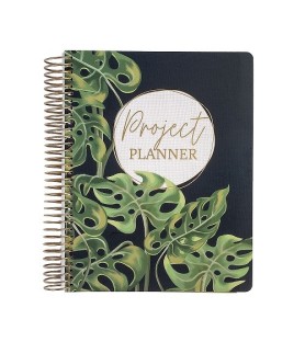 Taccuino spiralato 15x21 cm PROJECT PLANNER.Arte&bene.Linea Giungla