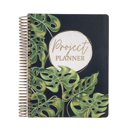 Taccuino spiralato 15x21 cm PROJECT PLANNER.Arte&bene.Linea Giungla