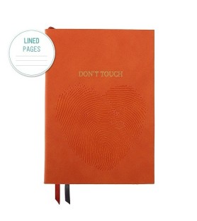 Taccuino notebook A5 a righe.  Arte&bene. Don't touch