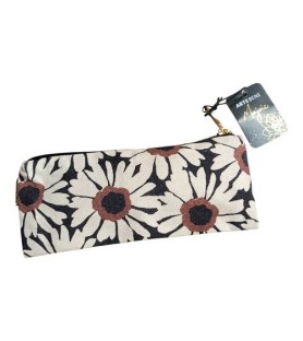 Astuccio pochette con zip,0serie Daisy 22x8cm  Arte&bene.