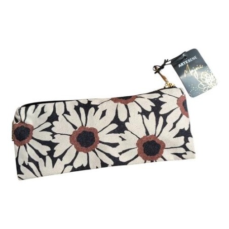 Astuccio pochette con zip,0serie Daisy 22x8cm  Arte&bene.