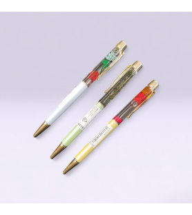 Penna a Sfera con Fiori Colorati . Arte&bene