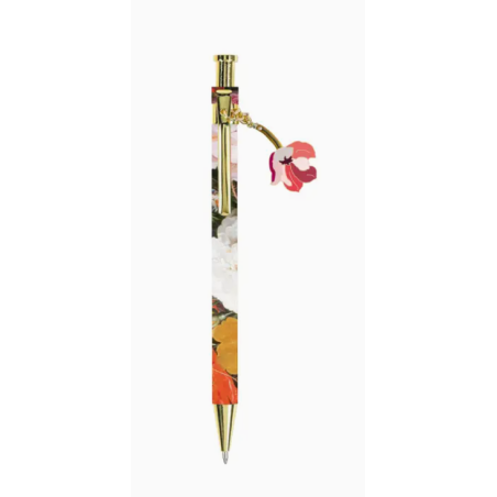 Penna con gancio a fiori - Flowerprint Mignon