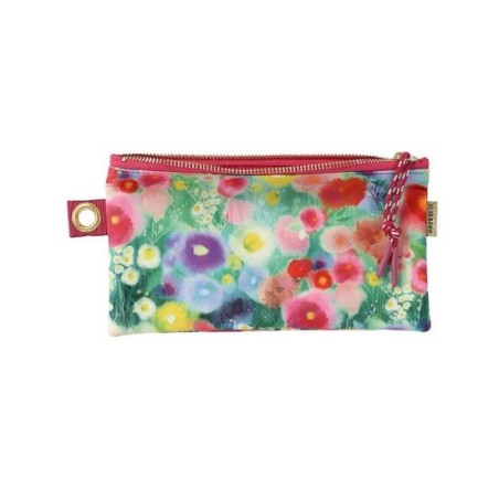 Pochette, astuccio, trousse Prato fiorito . 22x11cm. Arte&bene