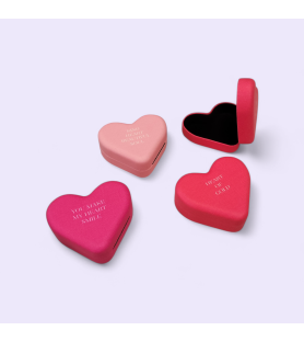 Mini astuccio s forma di cuore. 7,5x8,5 cm Arte&bene.