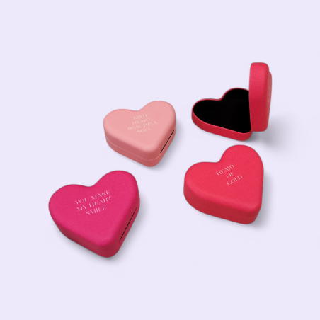 Mini astuccio s forma di cuore. 7,5x8,5 cm Arte&bene.