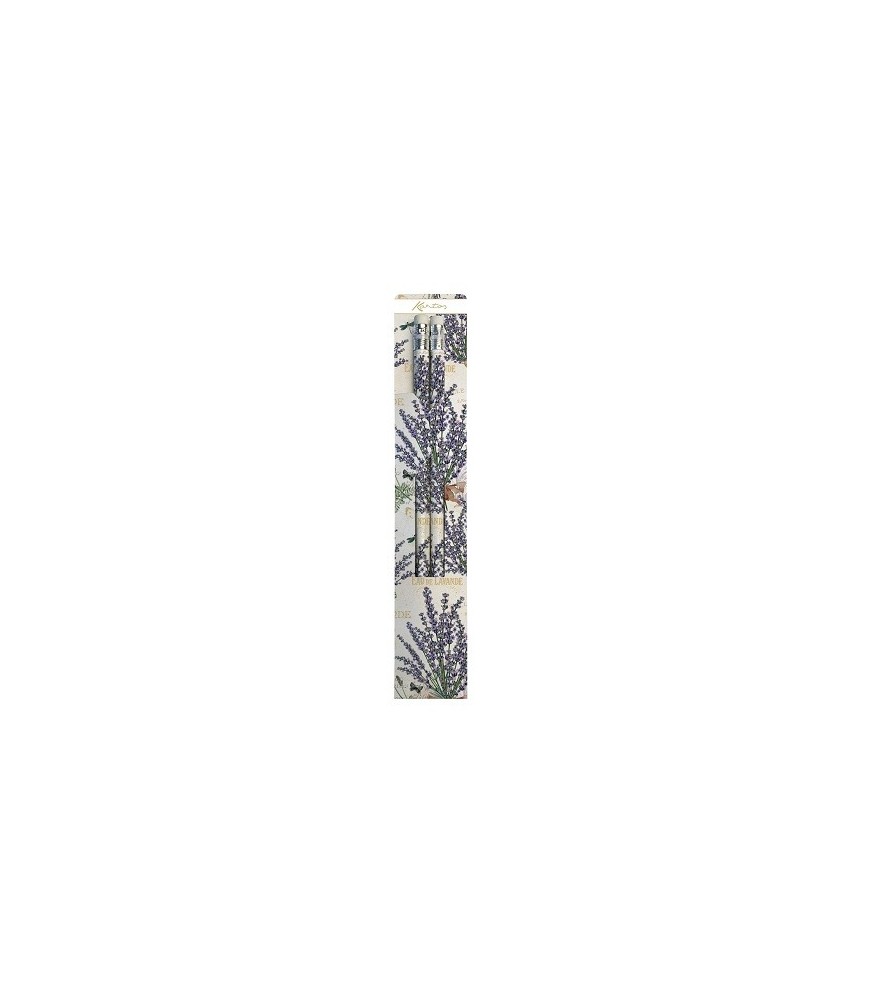 Set matite con gomma 2 pezzi "Lavanda"
