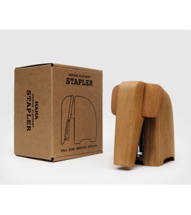 Cucitrice a forma di  elefante in legno - 8,5 x 6.5 cm