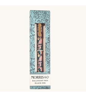 Penna a Sfera Morris & Co. floreale con inchiostro nero