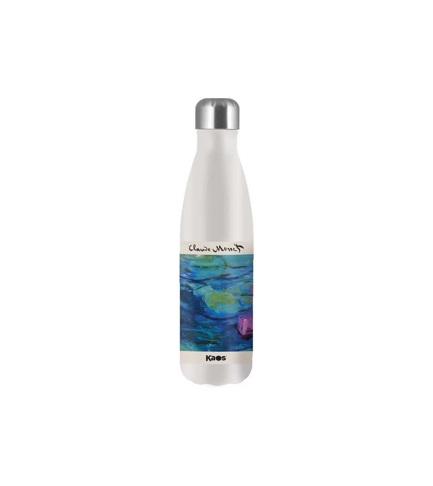 Borraccia termica Monet Ninfee 500 ml in acciaio inox | Kaos