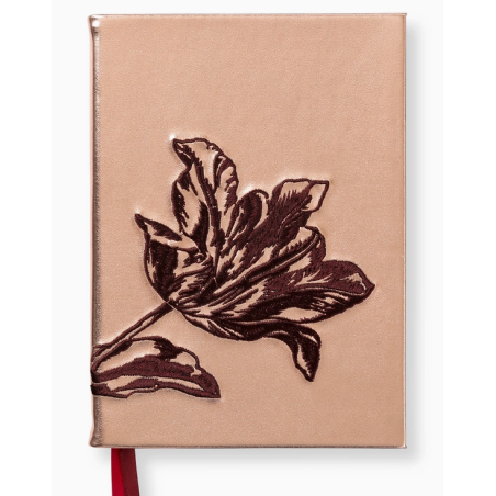 Quaderno Taccuino ricamato Tulip. 13,5 x 18,5 x 1,5 cm