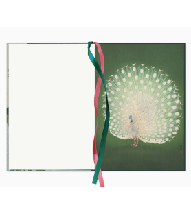 Quaderno Taccuino in raso/cotone con fiori di loto in fiore (Ohara Koson, Rijksmuseum)