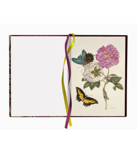 Taccuino, Quaderno in cotone - Farfalle- 13.5 x 18,5 x 1,5 cm