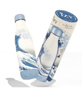 Borraccia termica IZY BOTTLES con stampa "La grande onda" - 500 ml