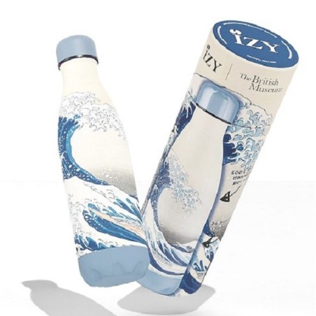 Borraccia termica IZY BOTTLES con stampa "La grande onda" - 500 ml