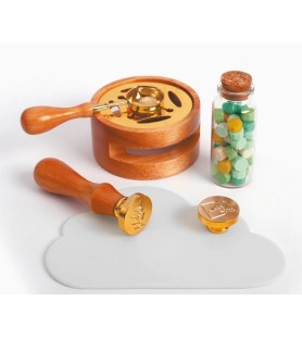 Kit completo per sigilli in ceralacca.