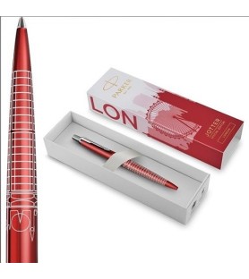 Penna a sfera a scatto Parker Jotter M Special Edition London . Inchiostro blu