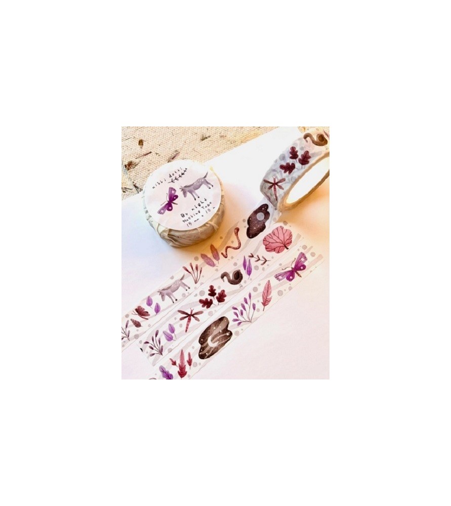 Nastro washi « By Night ». Dim. 10 metri per 1.5 cm