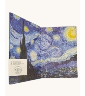 Taccuino in Filigrana di Carta –Notte stellata di Van Gogh- Origamo