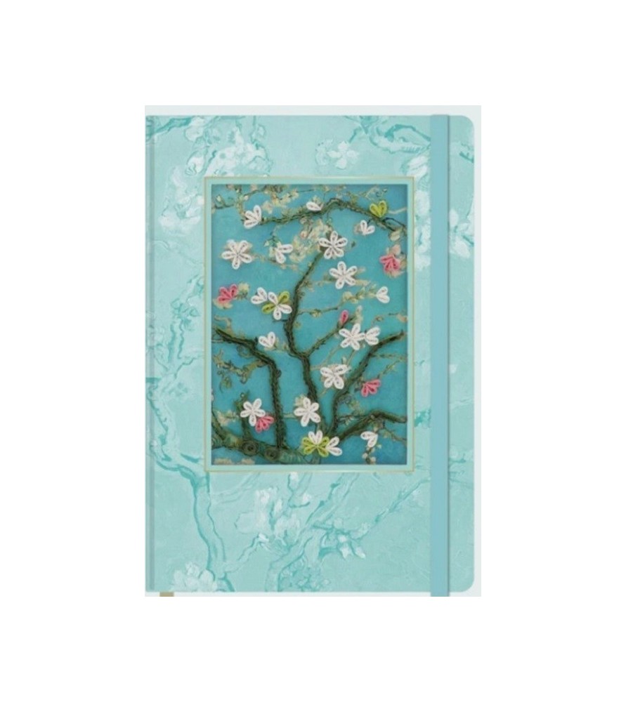 Taccuino in Filigrana di Carta – Mandorlo in Fiore - Origamo
