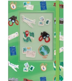 Taccuino in Filigrana di Carta – Amo viaggiare- Origamo
